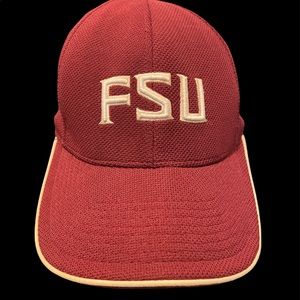 Nike Florida State Seminoles Hat Cap Fitted Mens One Size Red Gold FSU Football